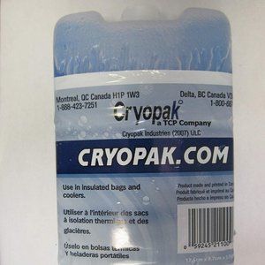 Lot of 2 Cryopak ICE PACK COOLERS-MD Reusable